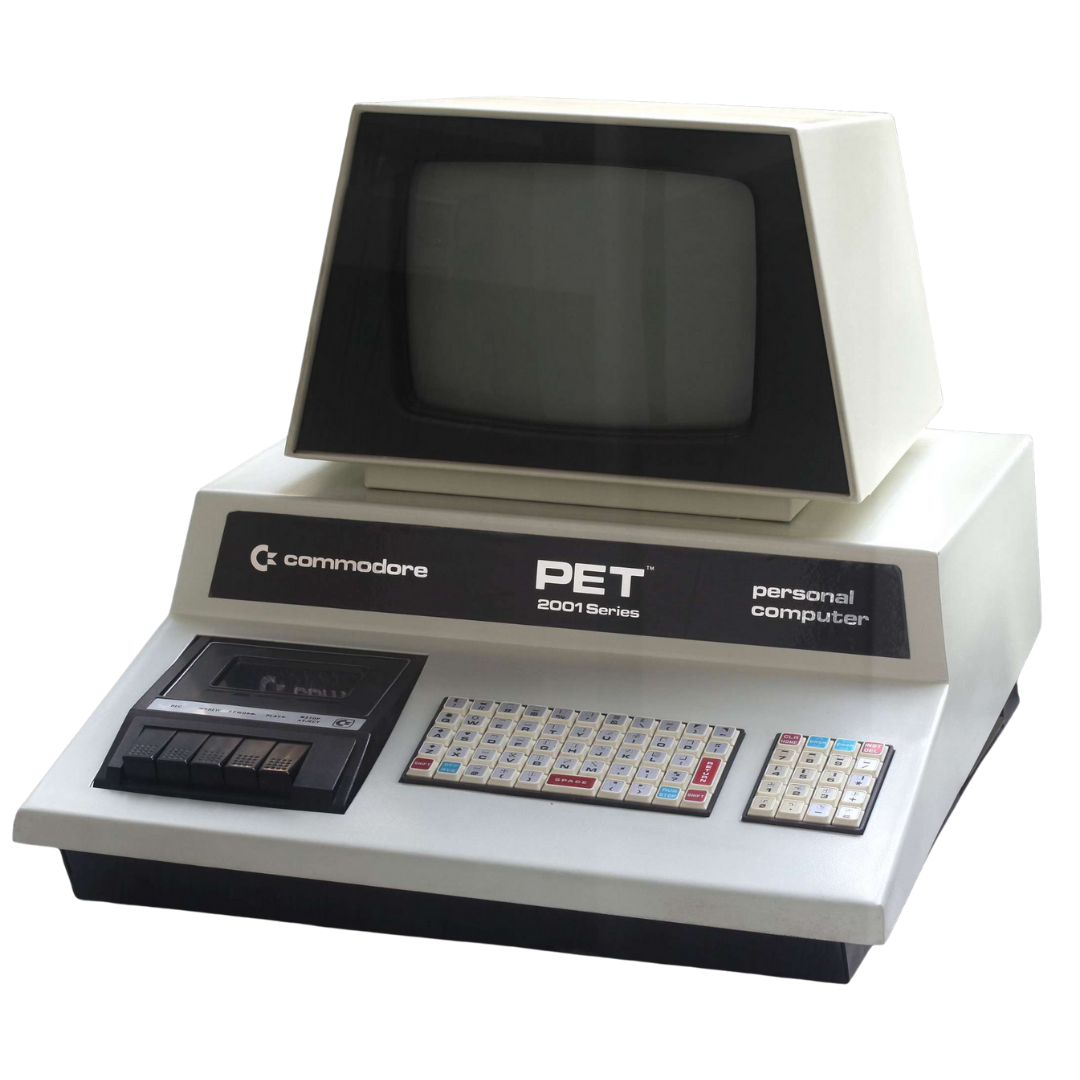 Commodore PET 2001 vintage computer featured in the early chapters of Hyperfast Herminator